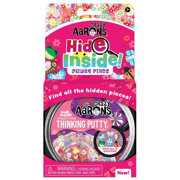 Crazy Aaron's Thinking Putty Hide Inside Flower Finds