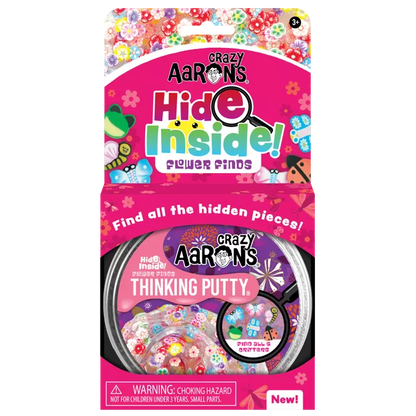 Crazy Aaron's Thinking Putty Hide Inside Flower Finds