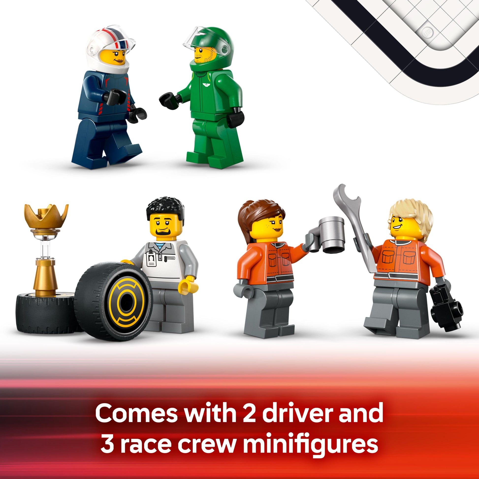Lego City Formula 1 60445 F1® Truck with RB20 & AMR24 F1® Cars