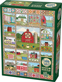 Cobble Hill Puzzles 1000 Pieces Quilt Country