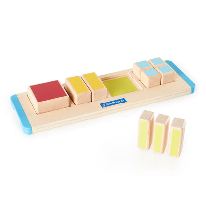 Guidecraft Starter Square Fractions