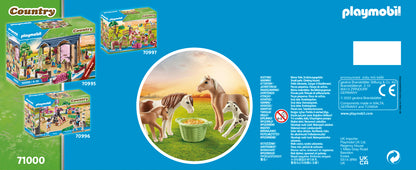 Playmobil 71000 Country Pony Farm Icelandic Ponies with Foals