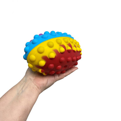 Playlearn Rugby Shaped Pop It Ball