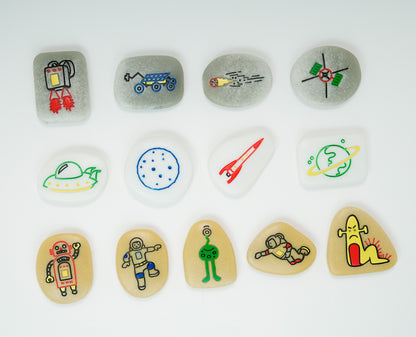 Yellow Door Story Stones - Outer Space