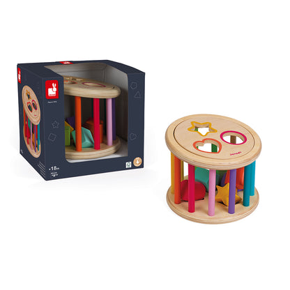 Janod I Wood Shape Sorter Drum