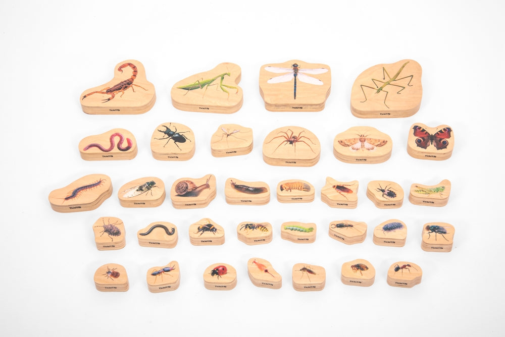 TickiT Wooden Mini Beast Blocks