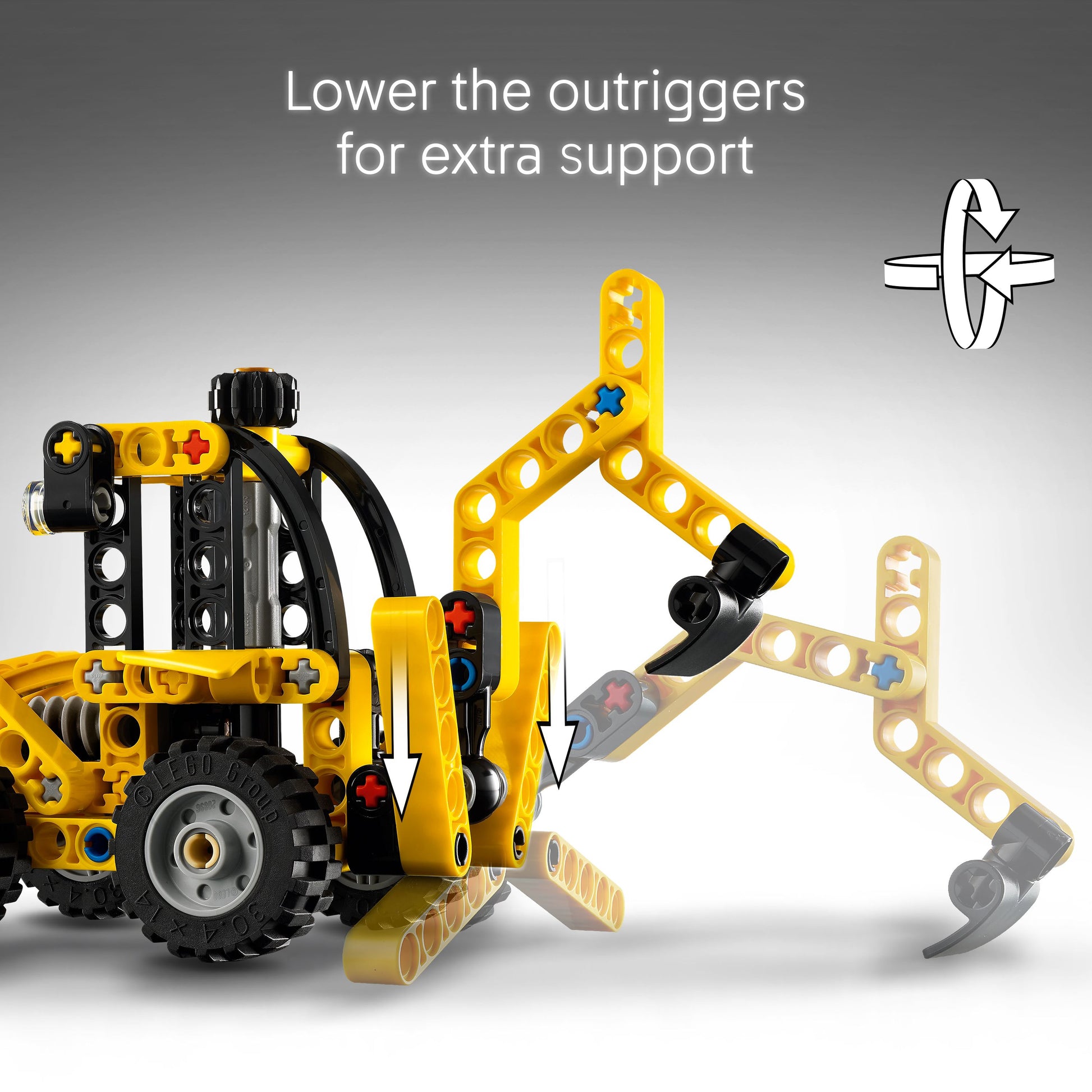 Lego Technic 42197 Backhoe Loader
