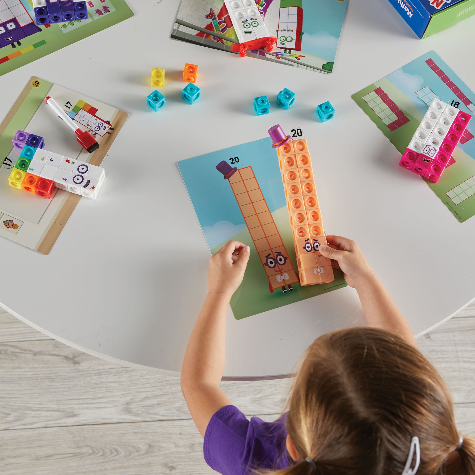 Learning Resources Mathlink® Cubes Numberblocks 1-10 Activity Set