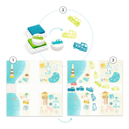 Djeco Stamps Traffic