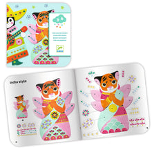 Djeco Collage Create With Stickers Rhinestones