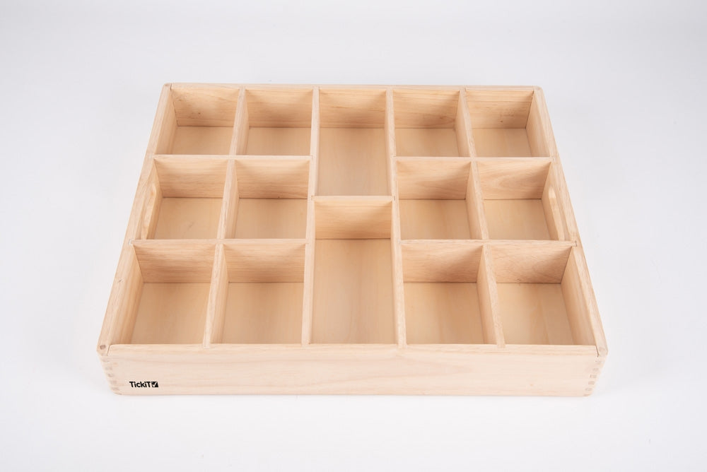 TickiT Wooden Sorting Tray - 14 Way