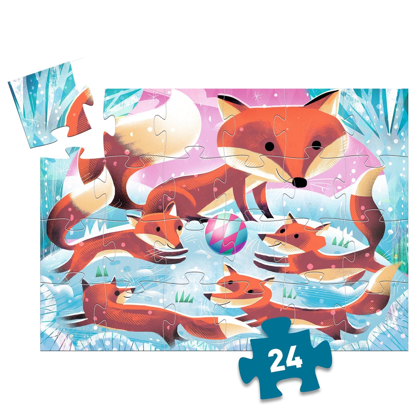 Djeco Ginger Little Fox - 24 pcs Puzzle