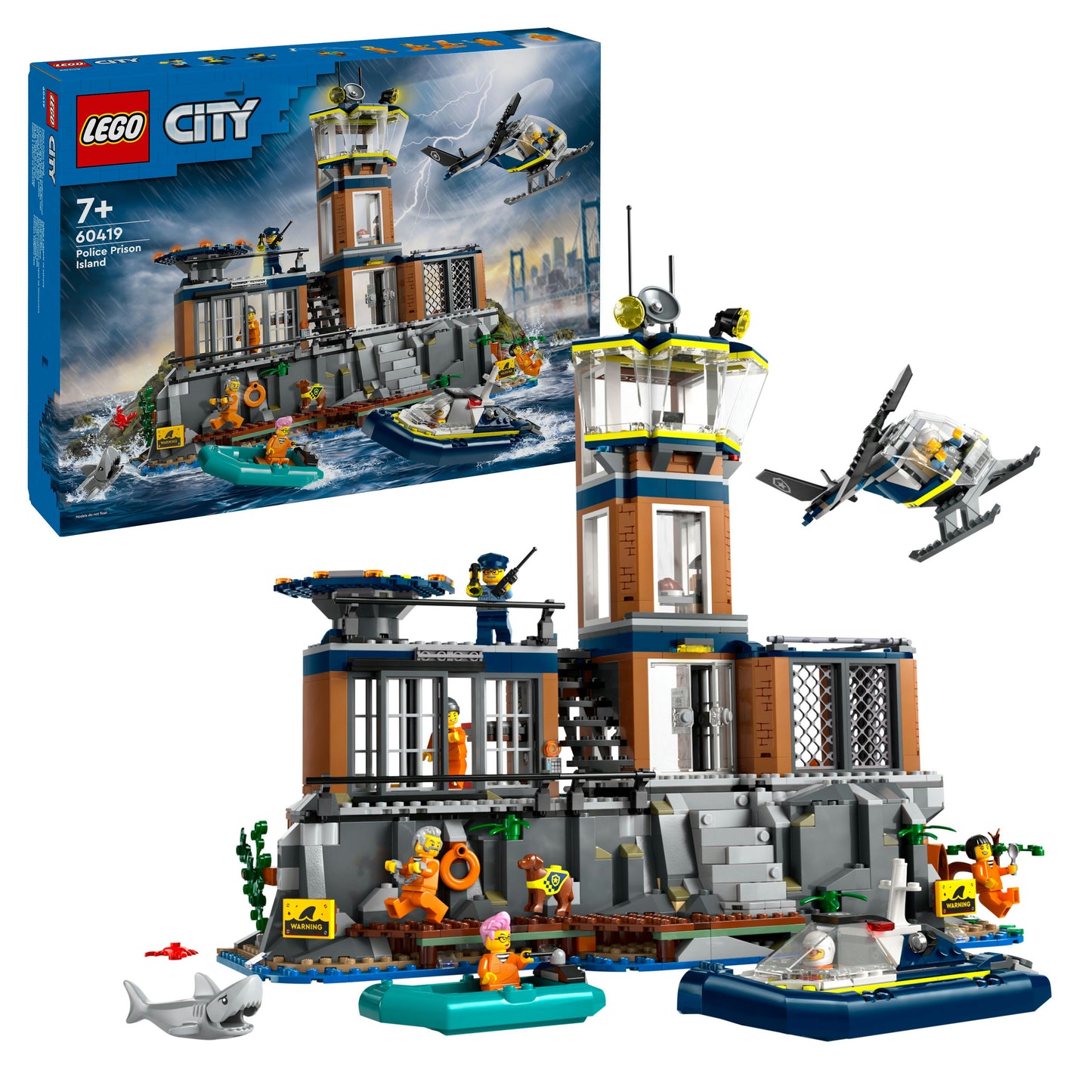Lego City 60419 Police Prison Island