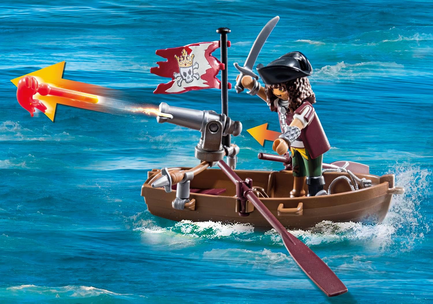 Playmobil 71419 Pirates: Pirate vs. Deeper – Battle with the Giant Octopus