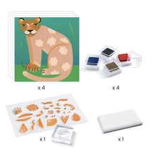 Djeco Clear Stamps - Patterns And Animals