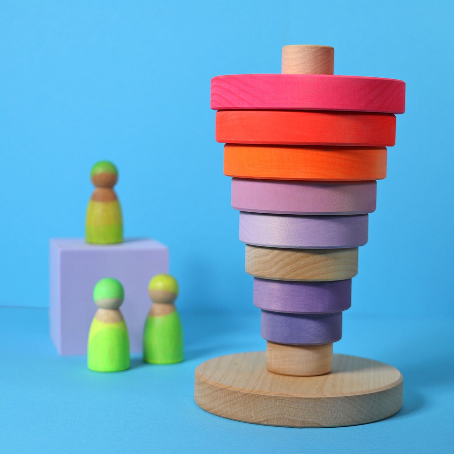 Grimms Conical Tower Neon Pink