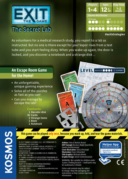 Thames & Kosmos EXIT The Secret Lab