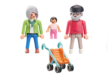 Playmobil 71613 My Life Grandparents with Baby