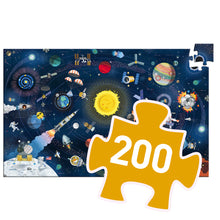 Djeco The space 200 Pce Observation Puzzle