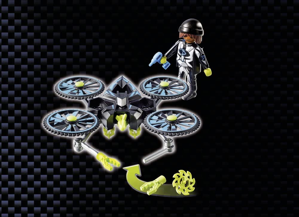 Playmobil 9250 Top Agents Dr Drones Command Base