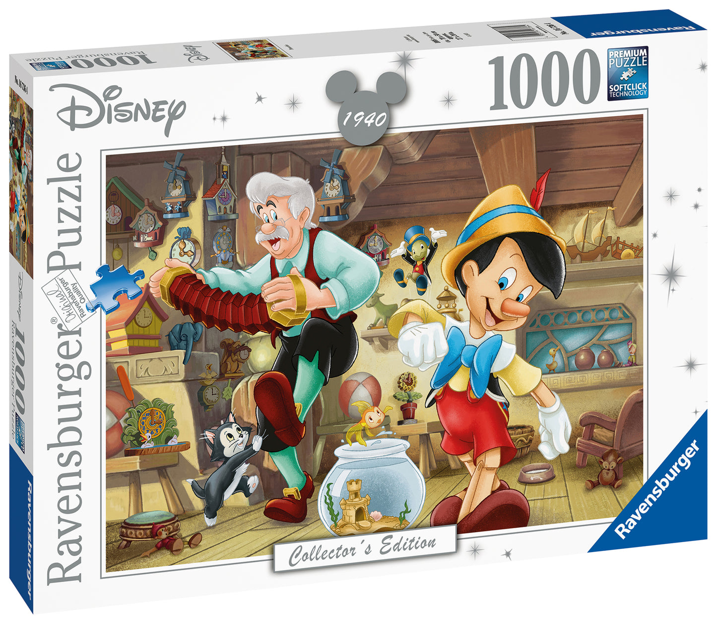Delete Ravensburger Disney Collector's Edition, Pinocchio, 1000pc
