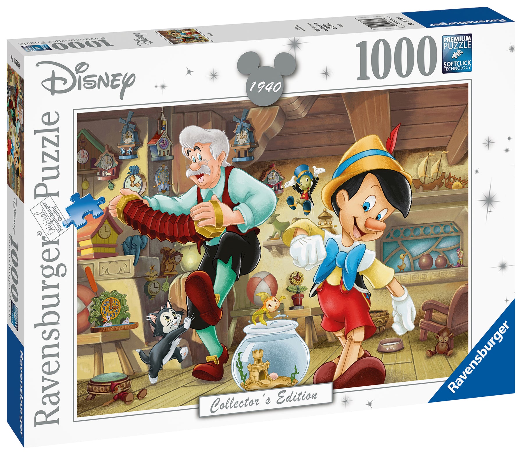 Delete Ravensburger Disney Collector's Edition, Pinocchio, 1000pc