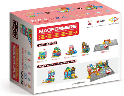 Magformers Town Set - Ice Cream Shop