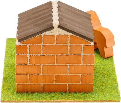 Teifoc Brick Construction Set Small Horse Stable