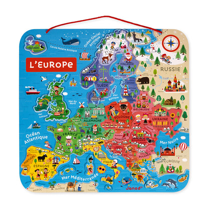 Janod Magnetic European Map in French