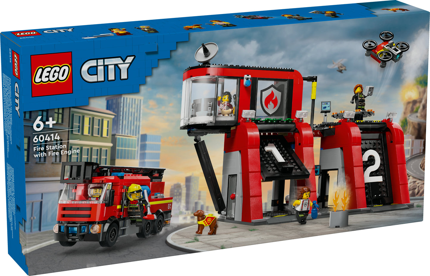 Lego City 60414 Fire Station with Fire Truck