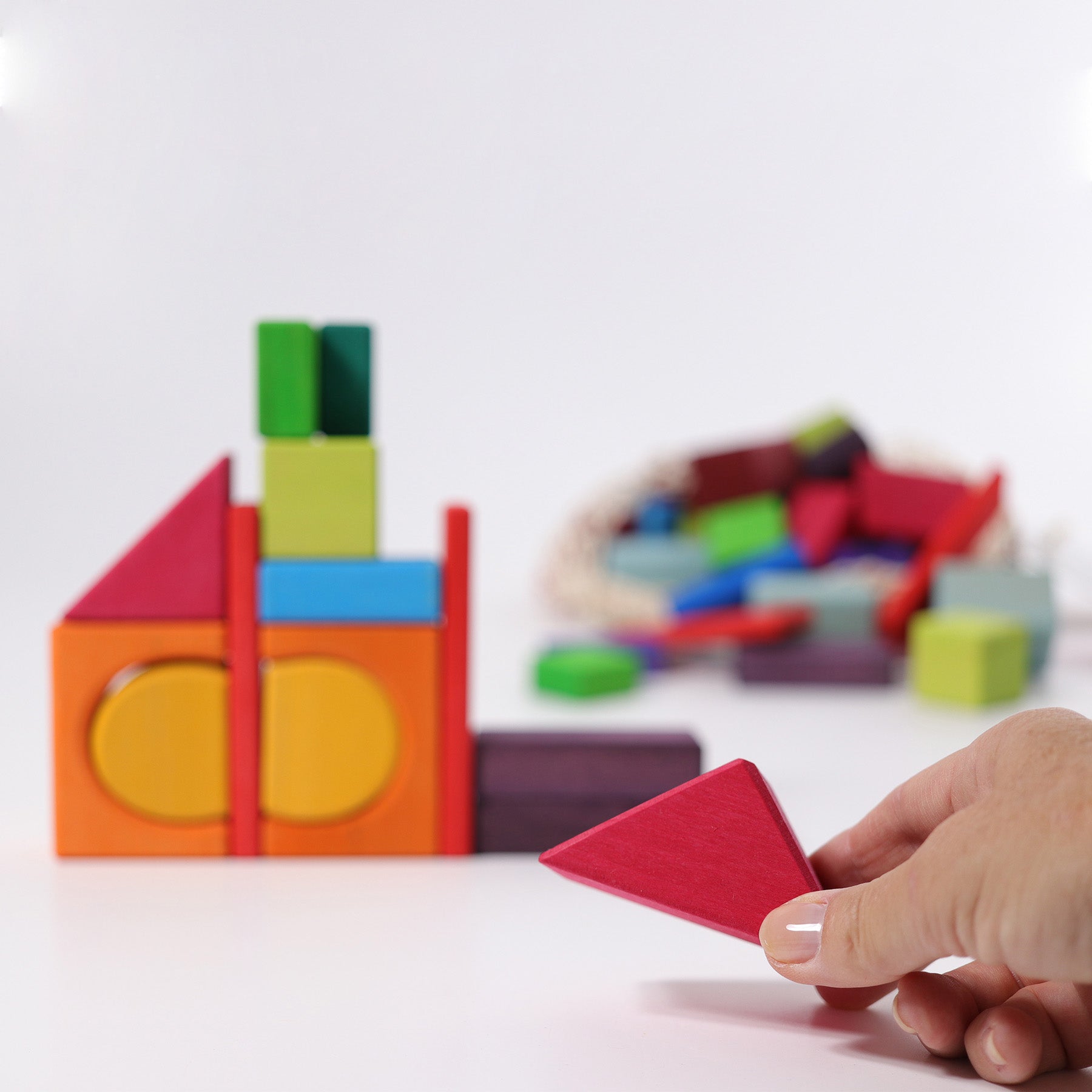 Grimms 60 Colorful Geo-Blocks