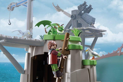 Playmobil 9243 DreamWorks How To Train Your Dragons Berk Island Fortress