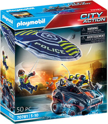 Playmobil 70781 City Action Police Parachute with Amphibious Vehicle