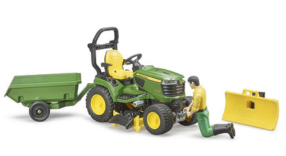 Bruder Bworld JD Lawn Tractor w/accessories