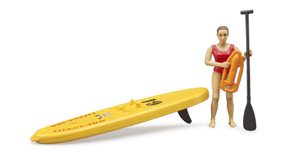 Bruder Life Guard With Stand Up Paddle