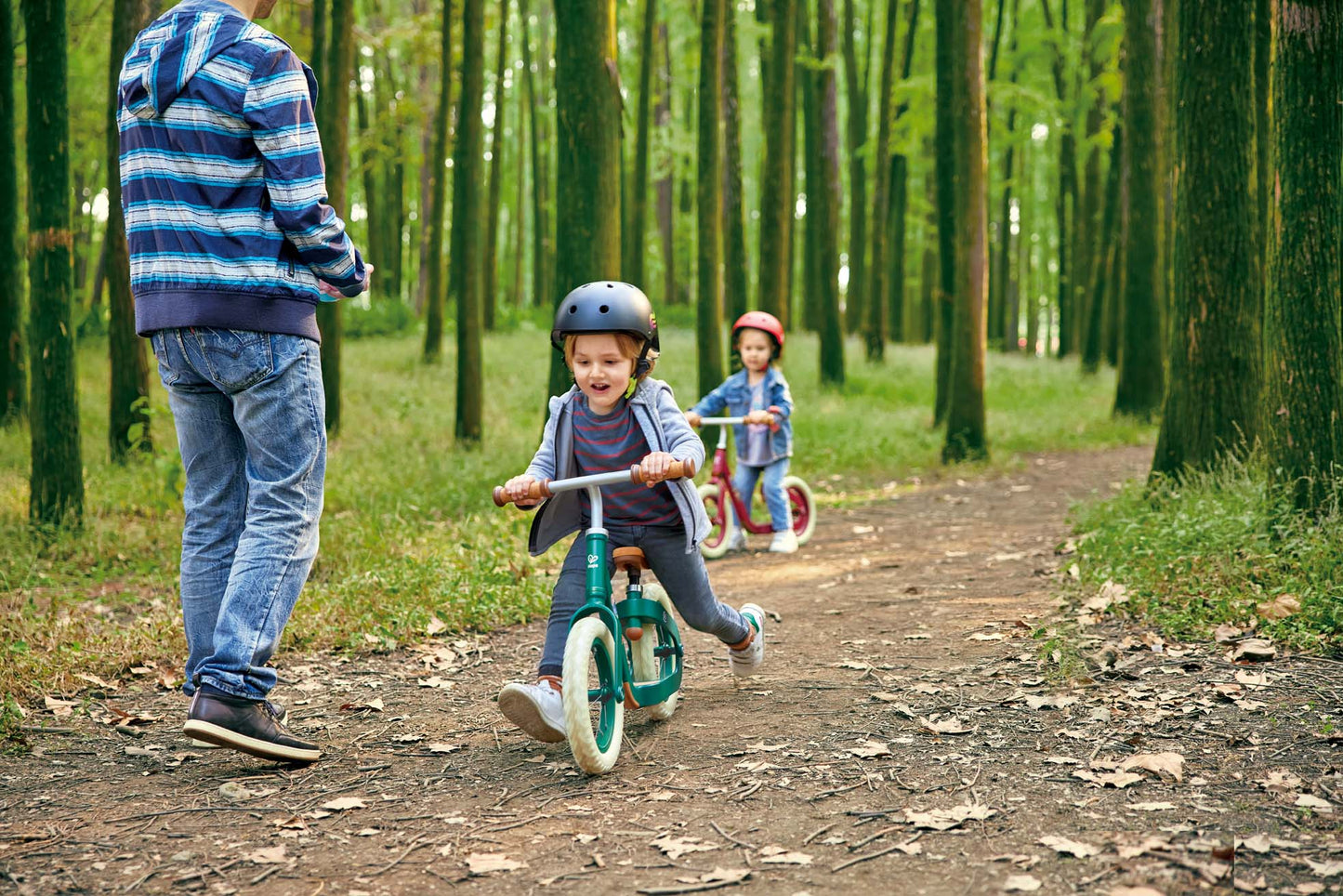 Hape Learn to Ride Balance Bike Green