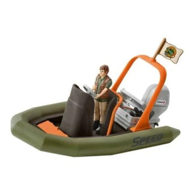 Schleich Dinghy With Ranger