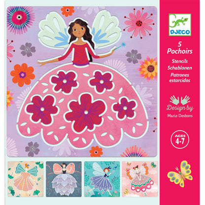 Djeco Fairies Stencils