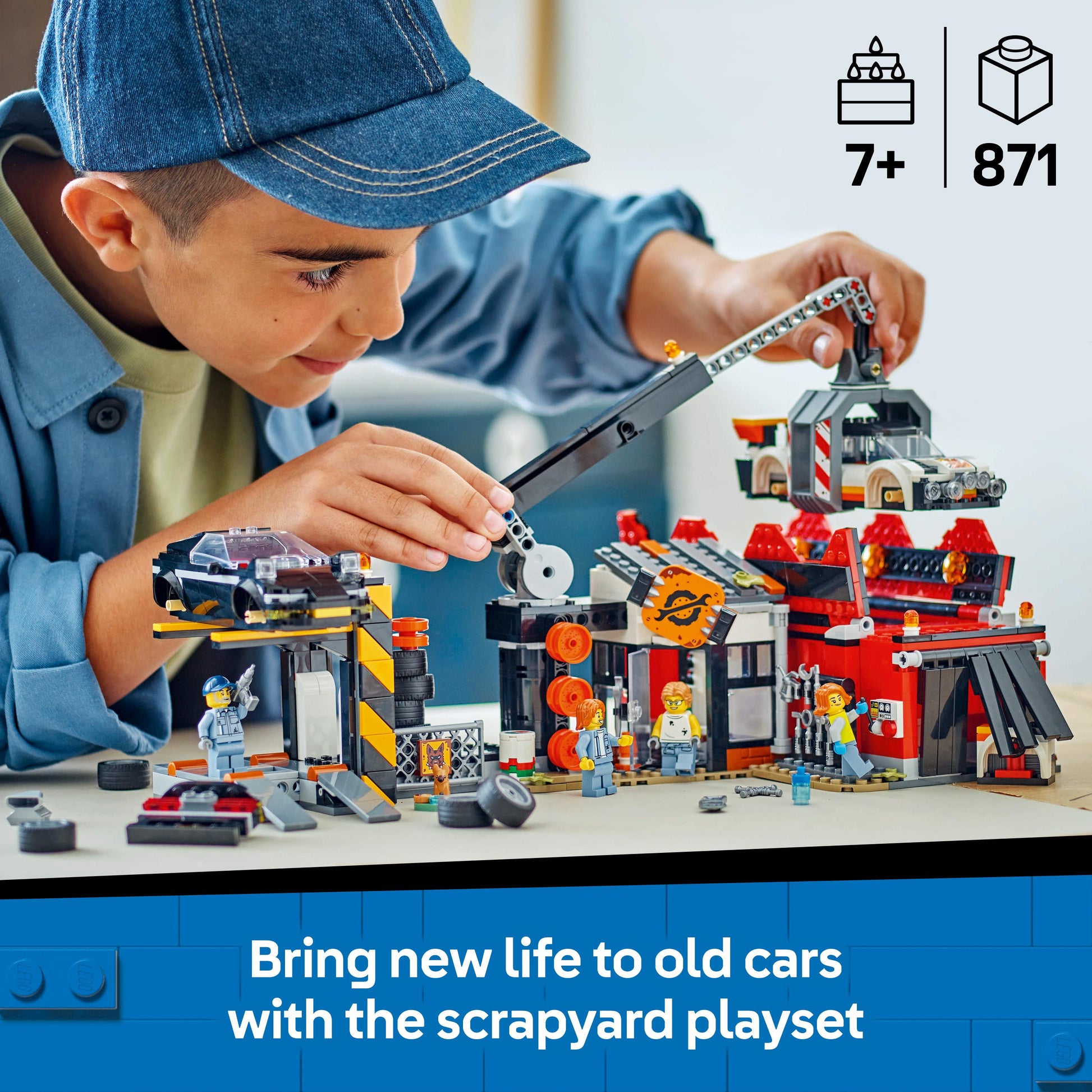 Lego My City 60472 Scrapyard with Cars