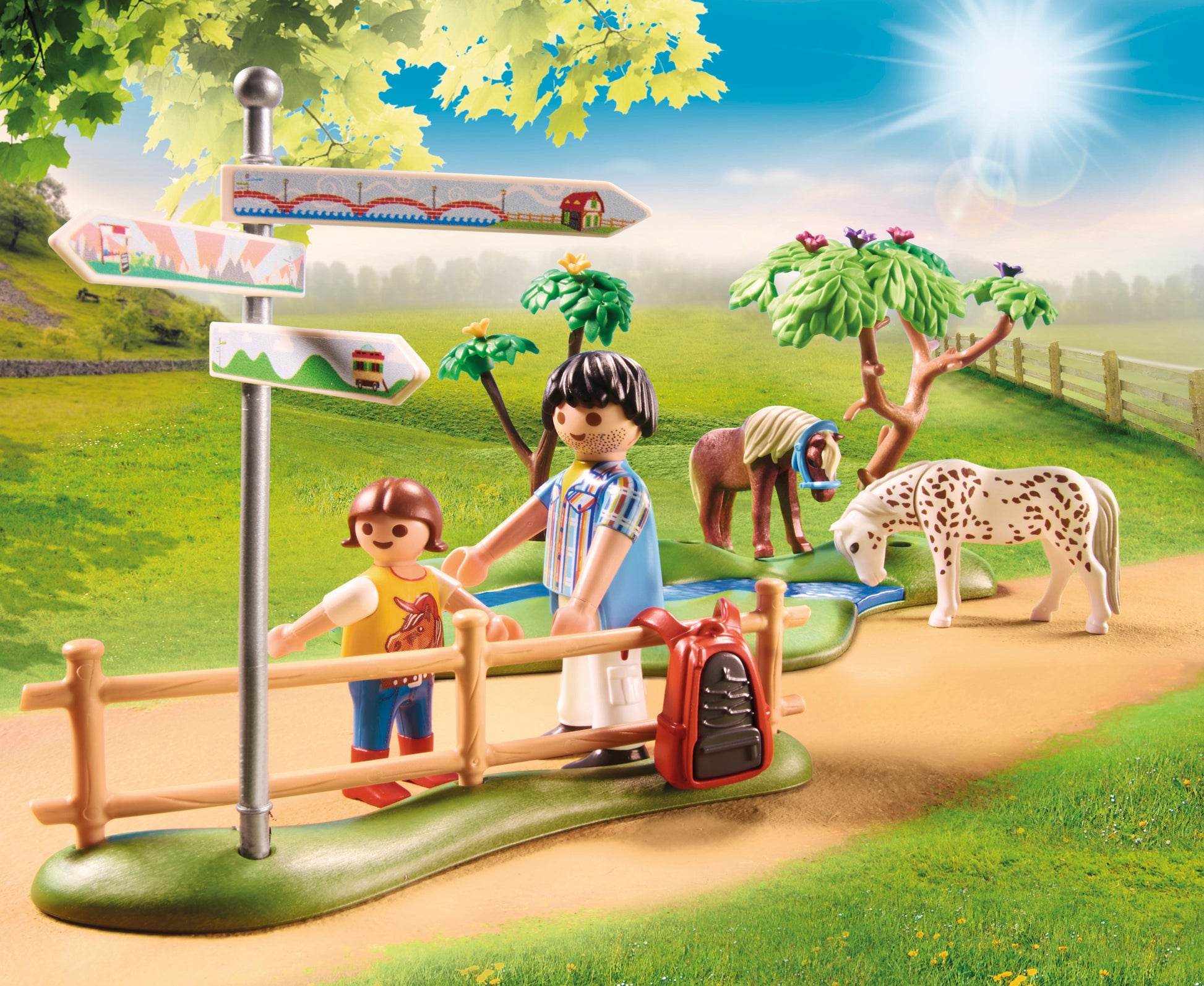 Playmobil 70512 Country Pony Farm Adventure Pony Ride