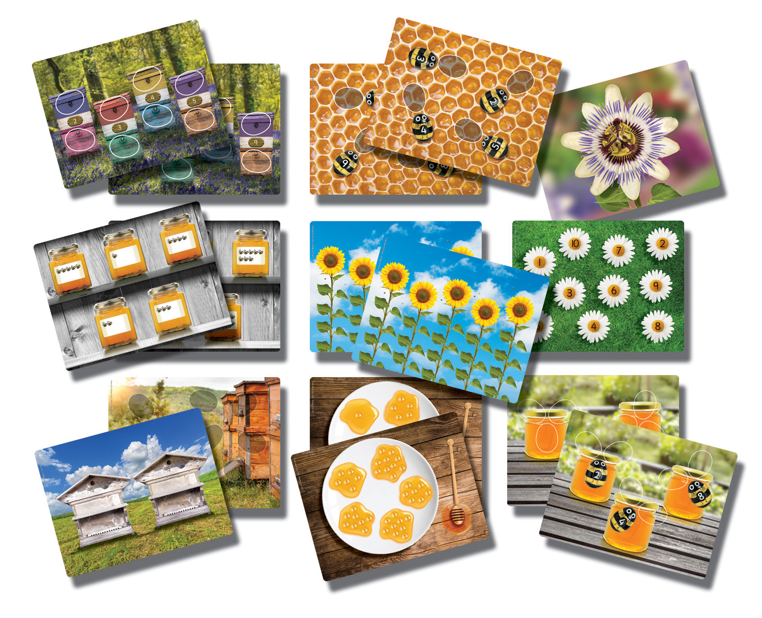 Yellow Door Honey Bee Early Number Cards