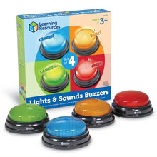Learning Resources Lights And Sounds Buzzers (Set of 4)