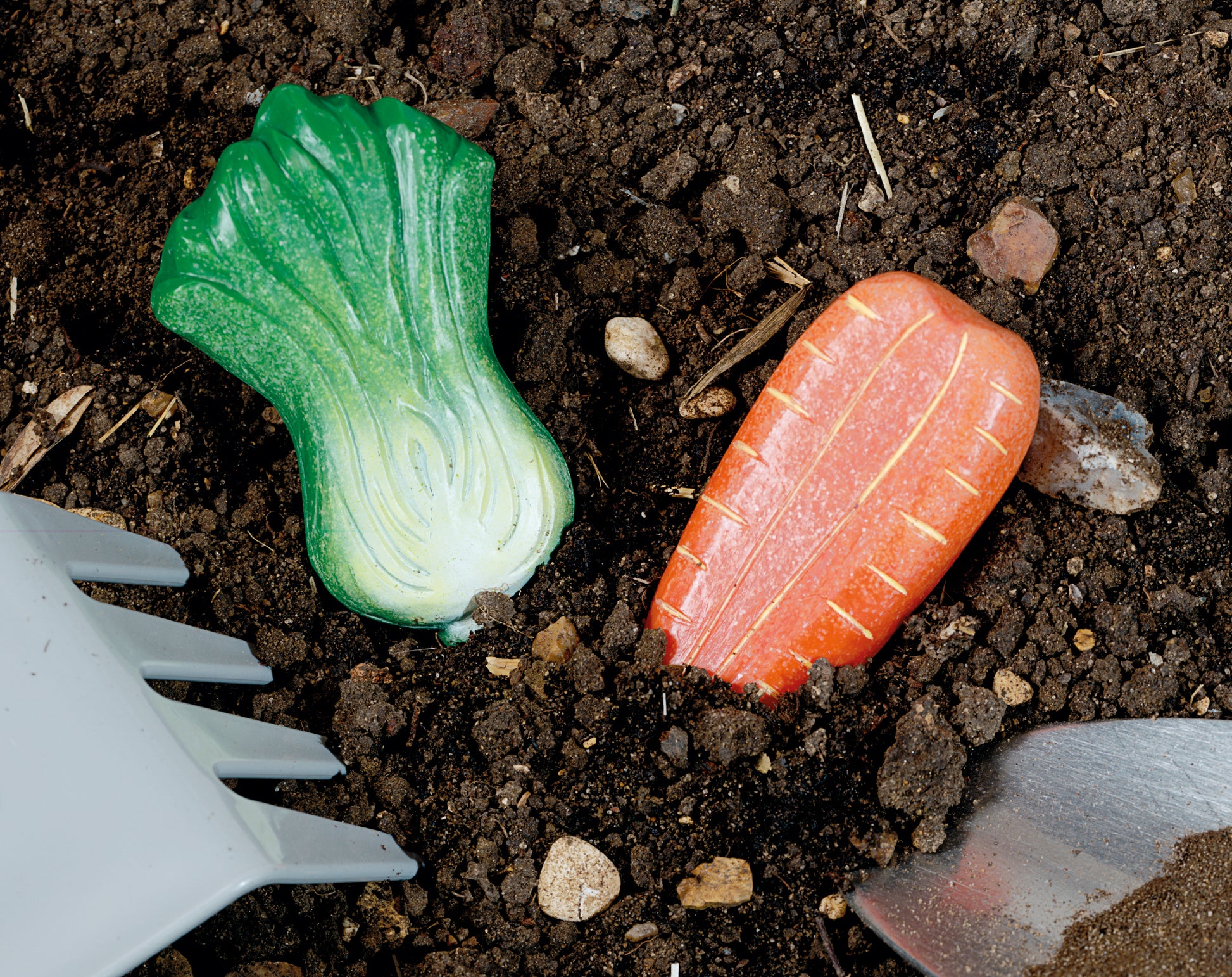Yellow Door Sensory Play Stones - Vegetables