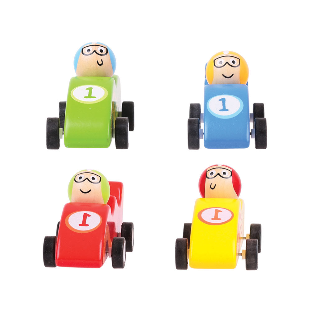 BigJigs Pull Back - Hot Rods (1 Chosen at Random)