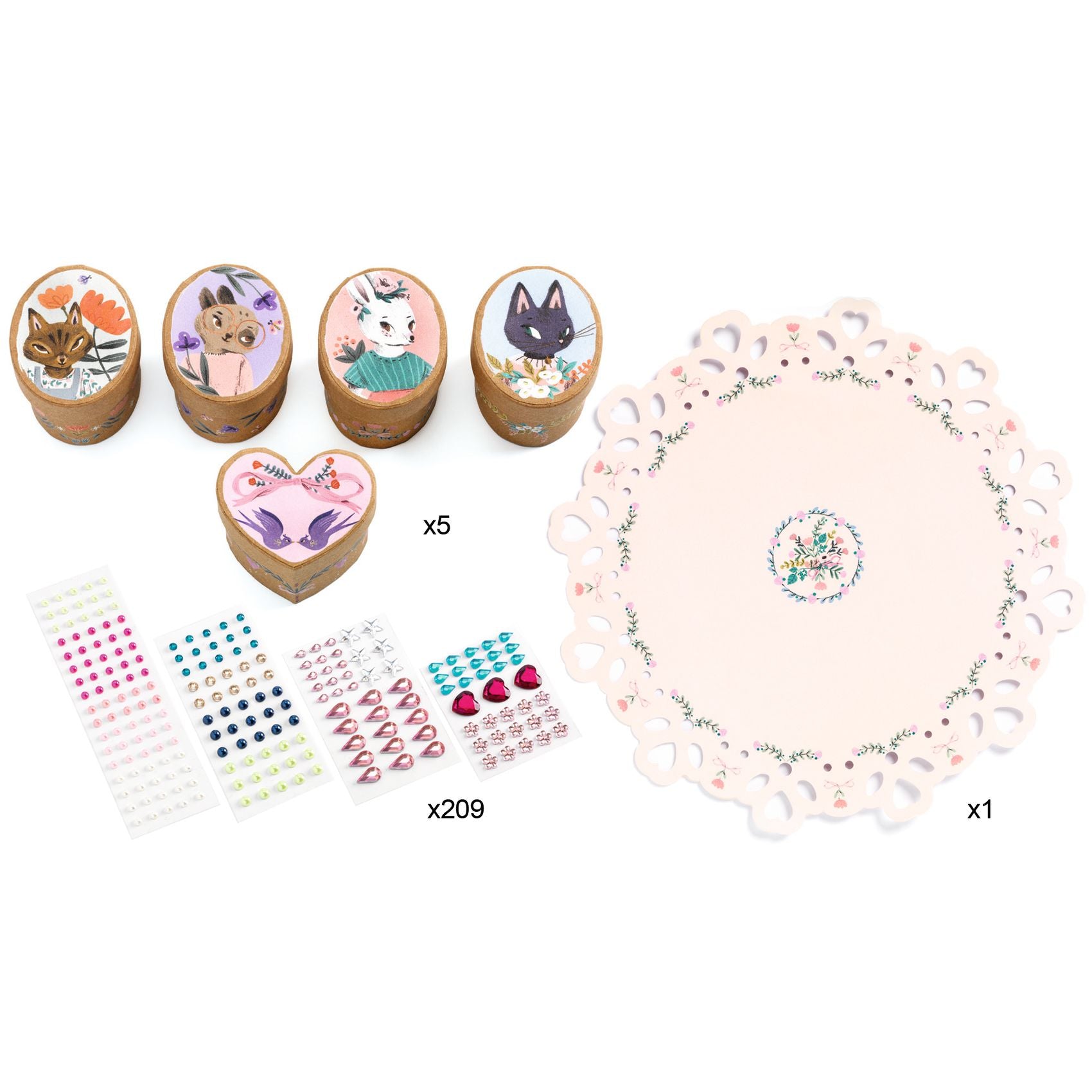 Djeco DIY Mosaics & Stickers Adorable