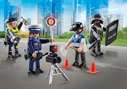 Playmobil 71730 Action Heroes Police Figures Set