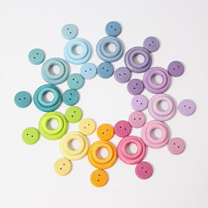 Grimms Building Rings Pastel
