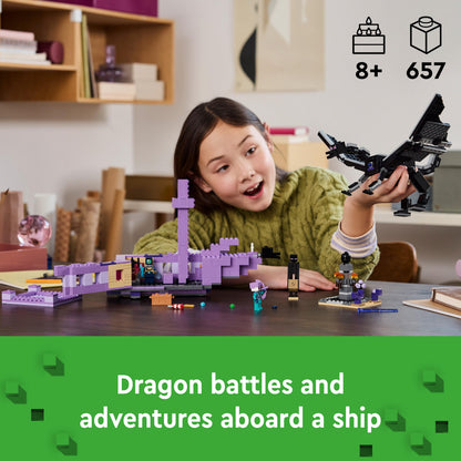 Lego Minecraft 21264 The Ender Dragon and End Ship