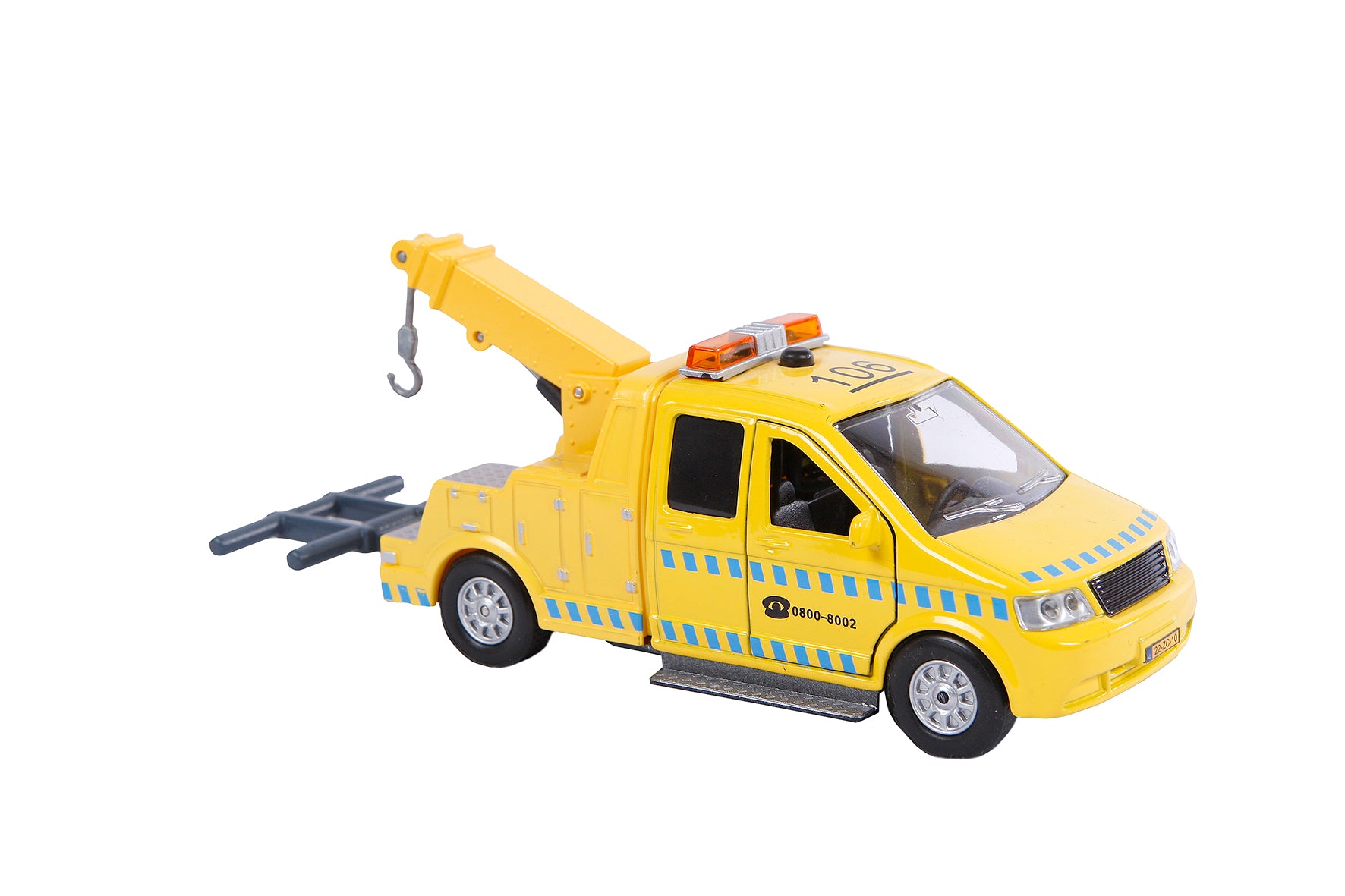 Kids Globe Die Cast Pull Back Tow-Truck W/Light & Sound