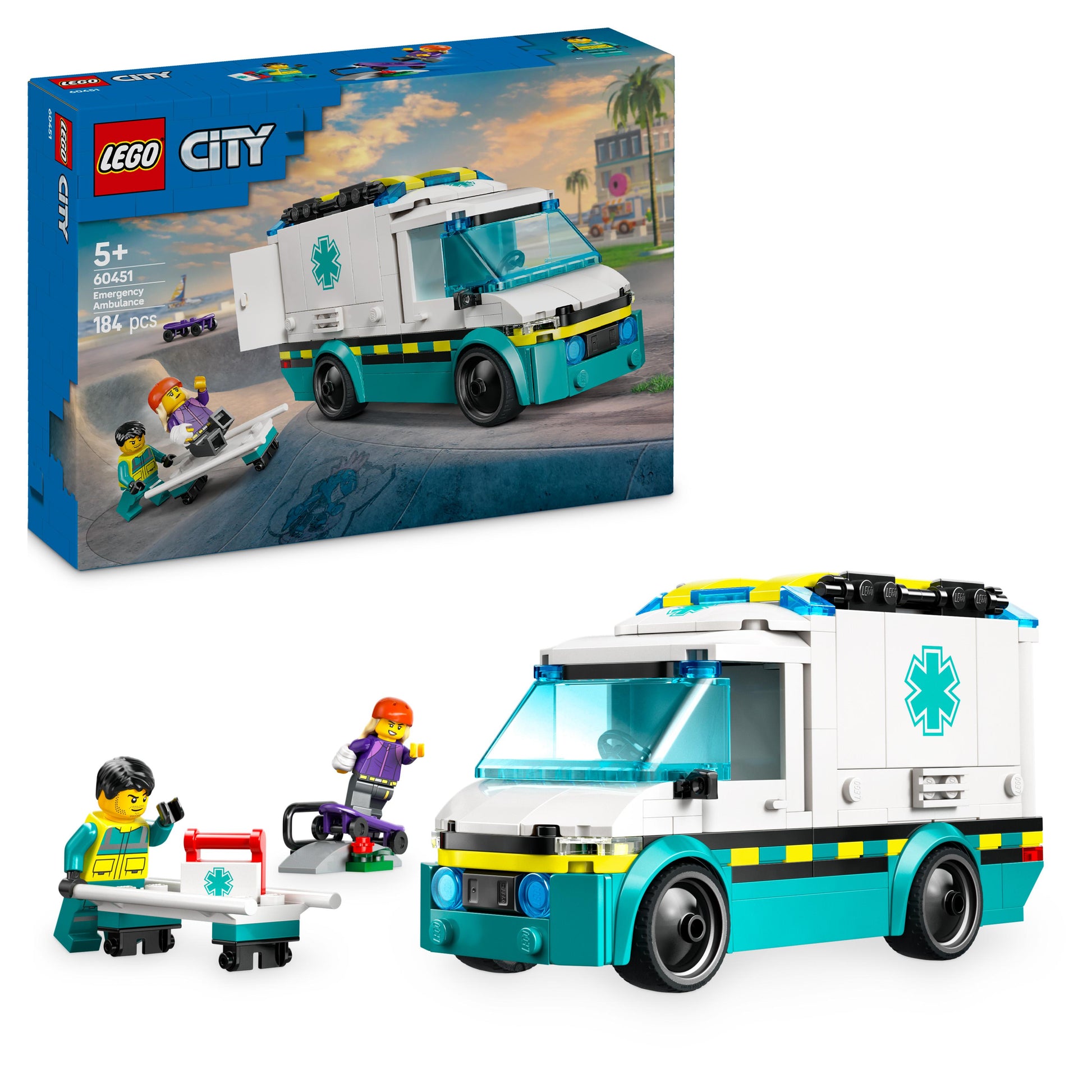 Lego City Great Vehicles 60451 Emergency Ambulance